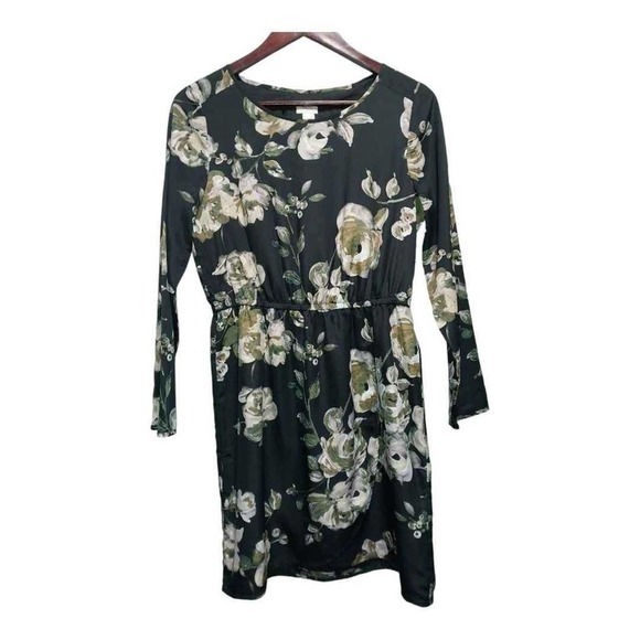 Gorgeous long sleeve black dress by J.Crew size 6 - Picture 3 of 6